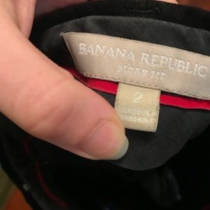 Banana Republic Sloan Fit Black Trousers sz 2